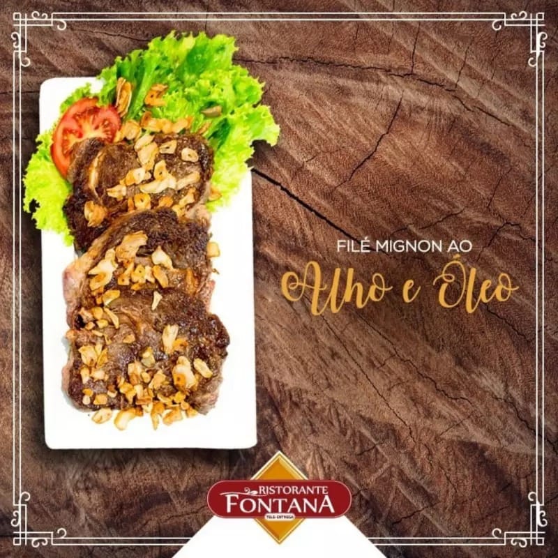 Filé alho e óleo