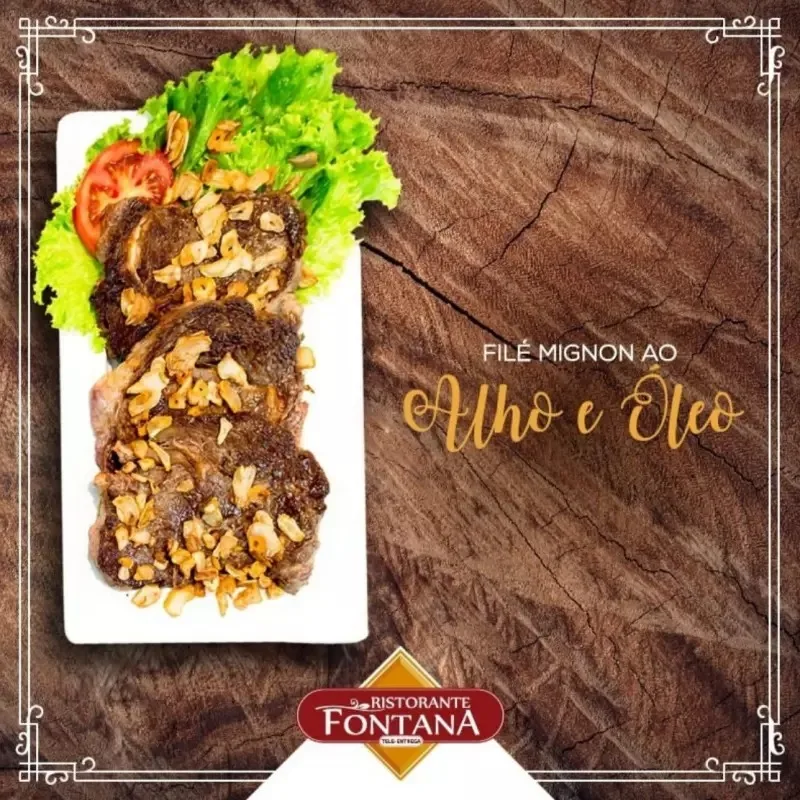 Filé alho e óleo