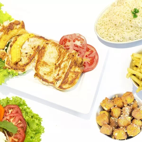 Filé de frango à moda.