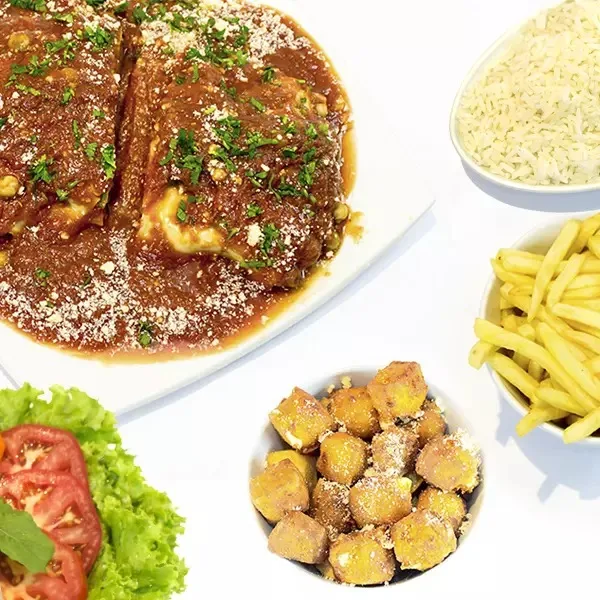 Filé parmegiana à moda